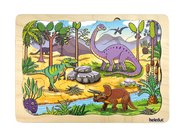 VEČPLASTNA VSTAVLJANKA "DINOZAVRI"