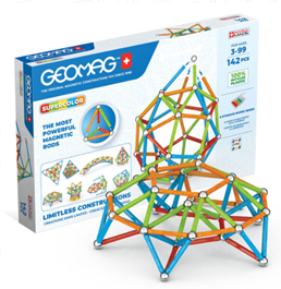 MAGNETNI BARVNI KONSTRUKTOR GEOMAG, 142 delov