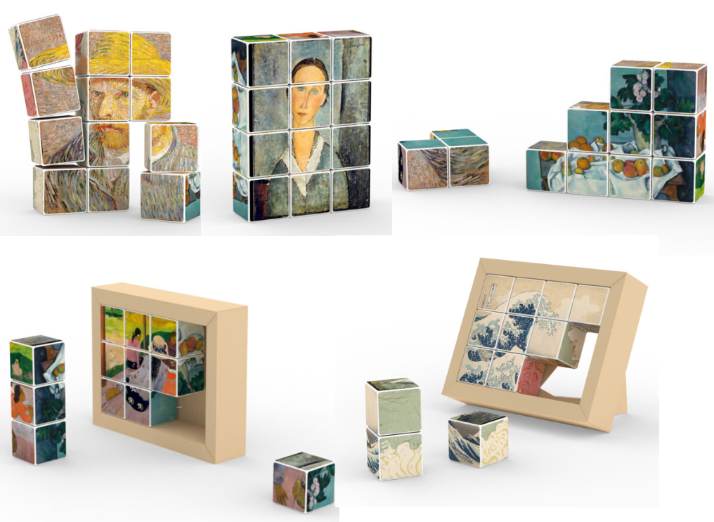 ČAROBNA KOCKA – MAGNETNA MOJSTROVINA, 12 delov - slika 2